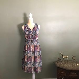 Jessica Simpson Patchwork Maternity Day Dress